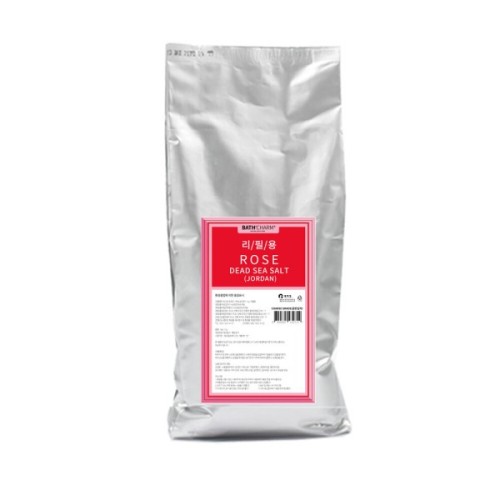 바스참 요르단 사해소금 입욕제 1kg 장미(굵은입자)