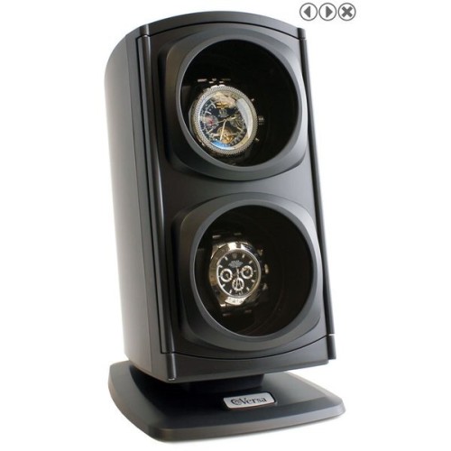 Versa 하이덴 버사 오토매틱 더블 와치와인더 G016-Black 명품 시계보관함 2구 스텝모터